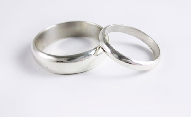 sidabro vestuviniai žiedai